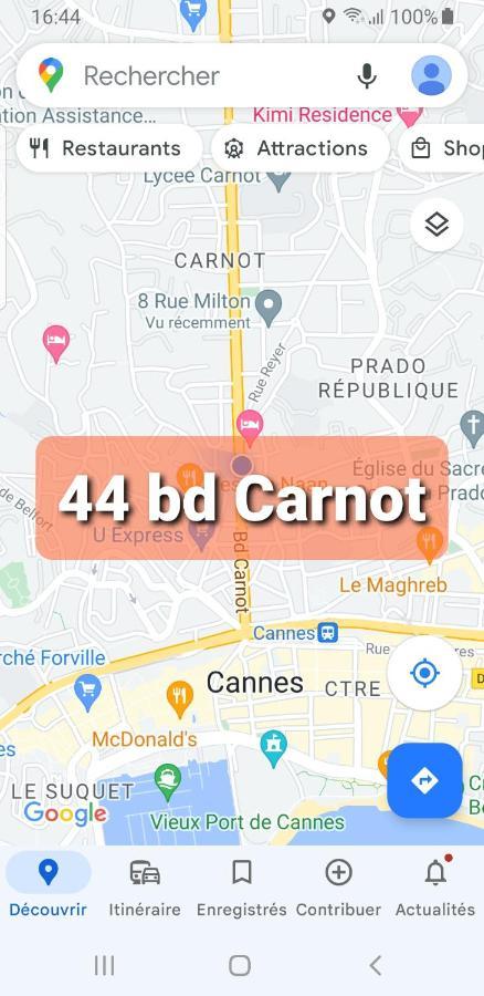 Cannes Carnot 2 Eksteriør billede